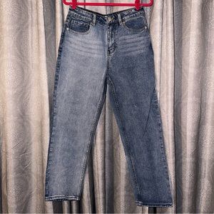 forever 21 two-tone denim jeans size 28
